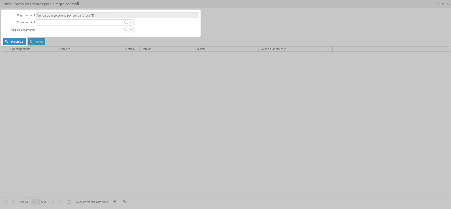 Filtro e botão de pesquisar