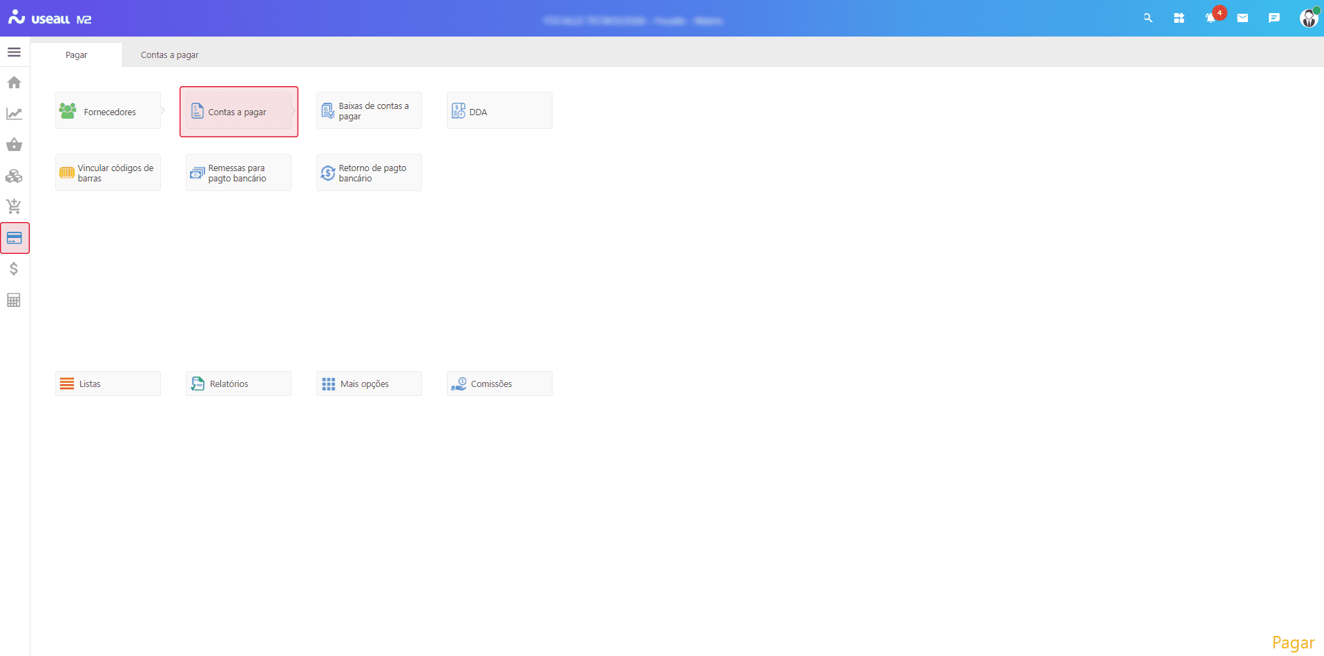 Acesso - Contas a pagar