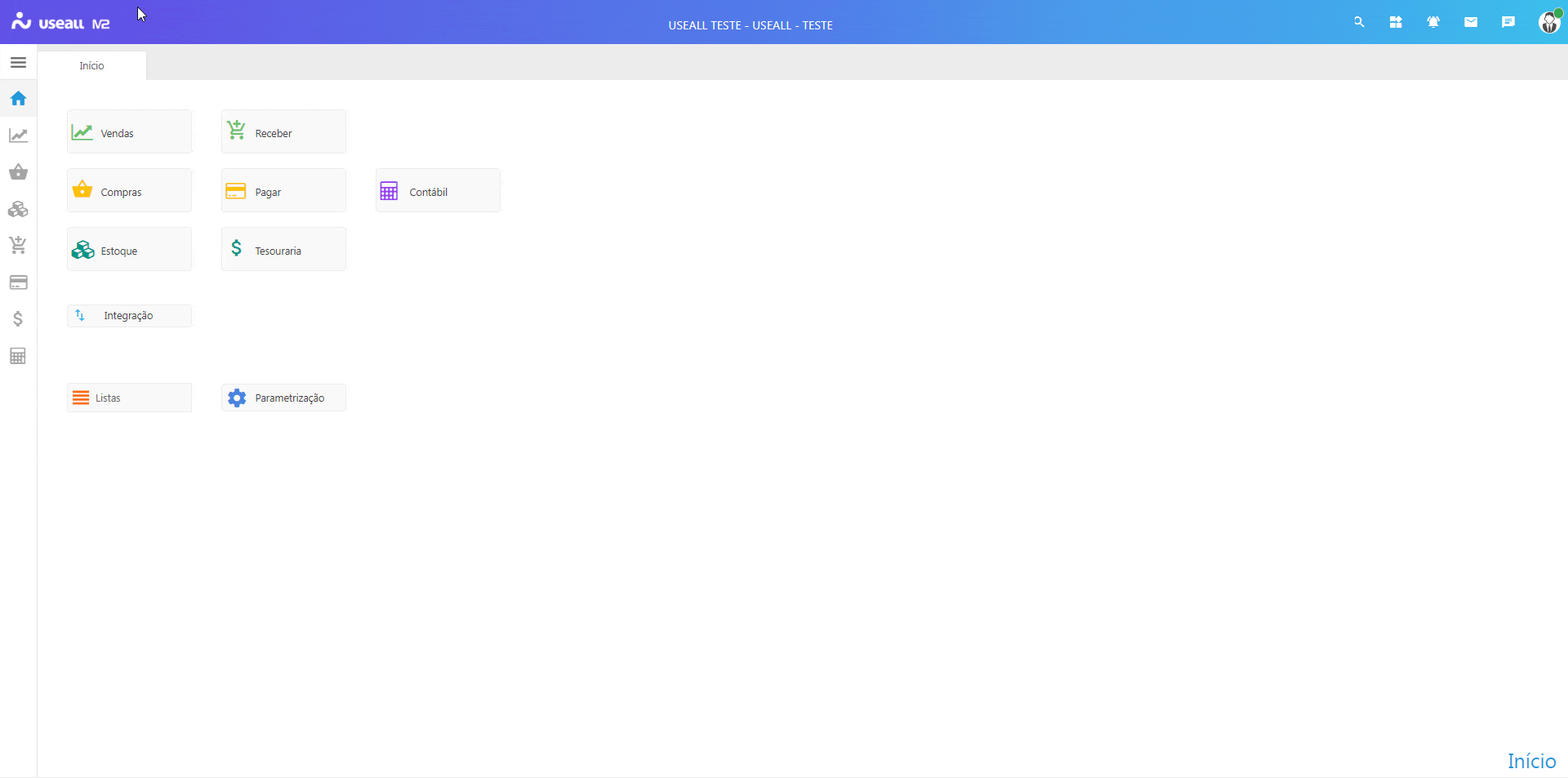 Acesso - Tipos saída padrão